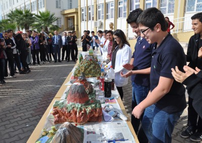 The volcano model competition at Turkish school