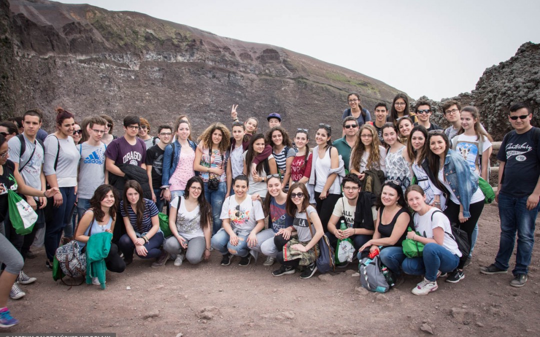 The presentation of Vesuvius done by Italian school.