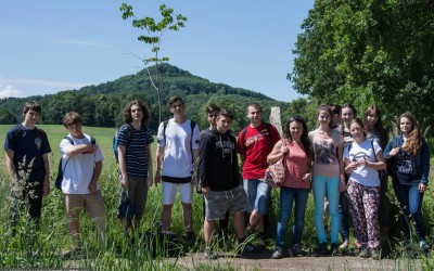 The excursion of Polish students to the Land of Extinct Volcanoes.