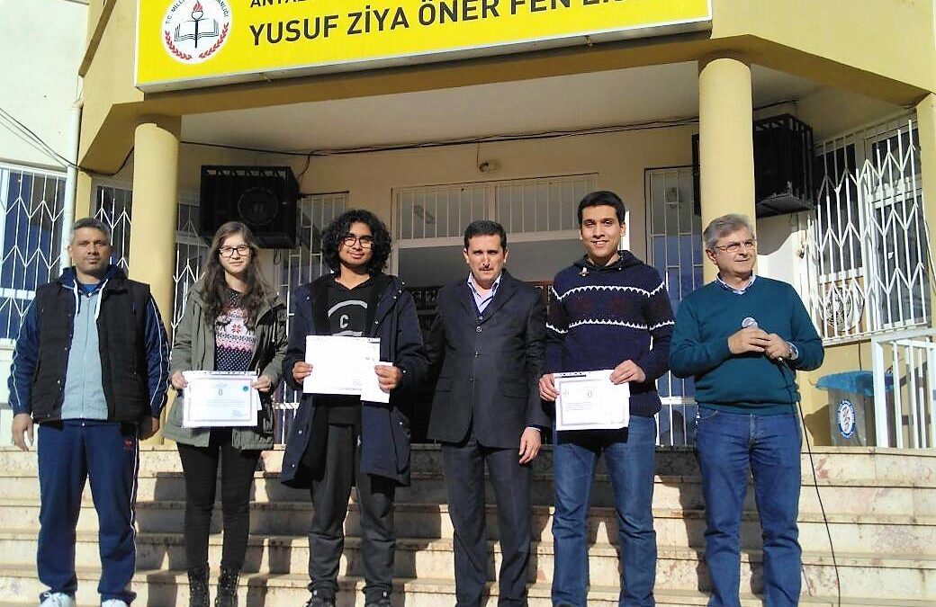 Results of competition for students at Turkish school.